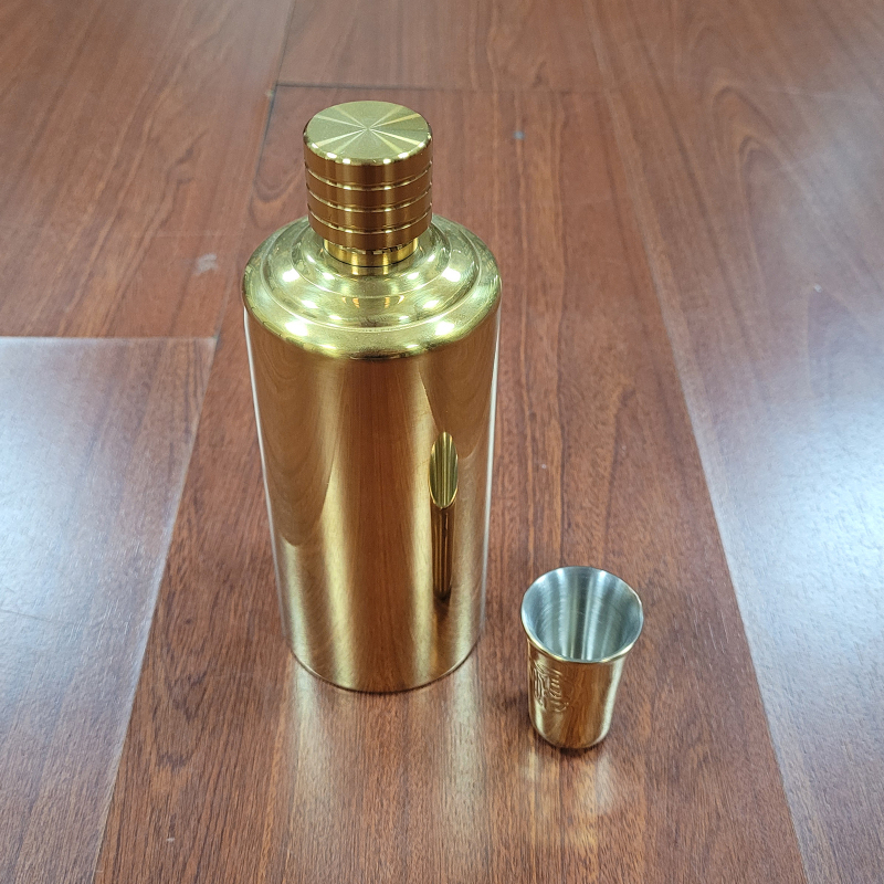 Set za shaker koktela od nehrđajućeg čelika, 2 dijela, moderan minimalistički stil, premium kvaliteta