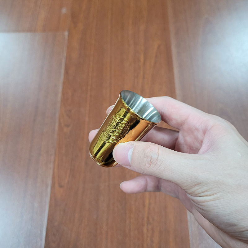 Set za shaker koktela od nehrđajućeg čelika, 2 dijela, moderan minimalistički stil, premium kvaliteta