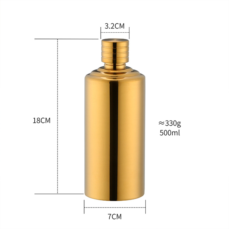 Set za shaker koktela od nehrđajućeg čelika, 2 dijela, moderan minimalistički stil, premium kvaliteta