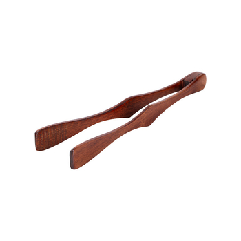 Drvene kliješte za hranu Mu yao – višenamjenske, protuklizne, otporne na visoke temperature, zaštita od opeklina, mogućnost tiskanja logotipa