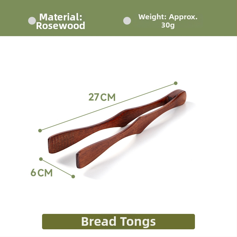 Drevené kliešte na jedlo Mu yao – viacúčelové, protišmykové, odolné voči vysokým teplotám, ochrana proti popáleninám, tlač loga k dispozícii