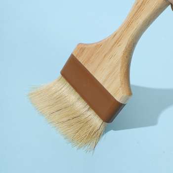 Četka za roštilj s drvenom ručkom, štetinke od svinjskih dlaka, pakiranje 300 kom