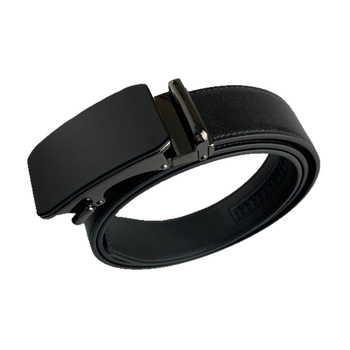 Centură de bărbați din piele naturală cu cataramă automată, piele de vițel de top, cataramă din aliaj, lățime 2-4 cm, turnare prin presare la cald