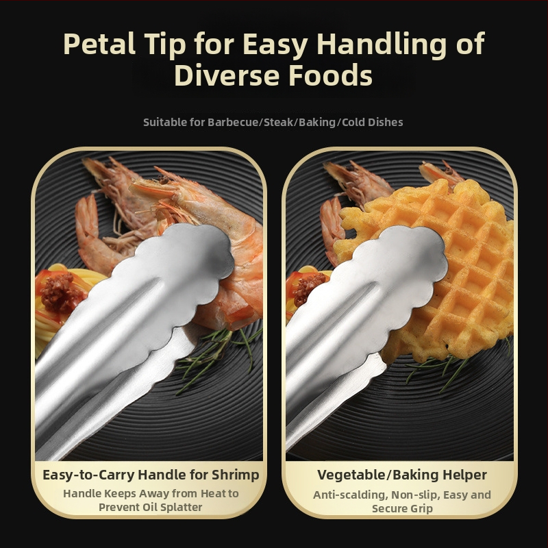 Klip na potraviny z 201 nerezovej ocele – proti popáleninám, vysoká teplotná odolnosť, protišmykové, viacúčelový