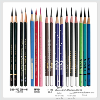 DAV V5V6 Ručný ostriť ceruziek pre študentov výtvarného umenia – plastová konštrukcia, geometrický štýl, pre grafitové a uhlíkové ceruzky