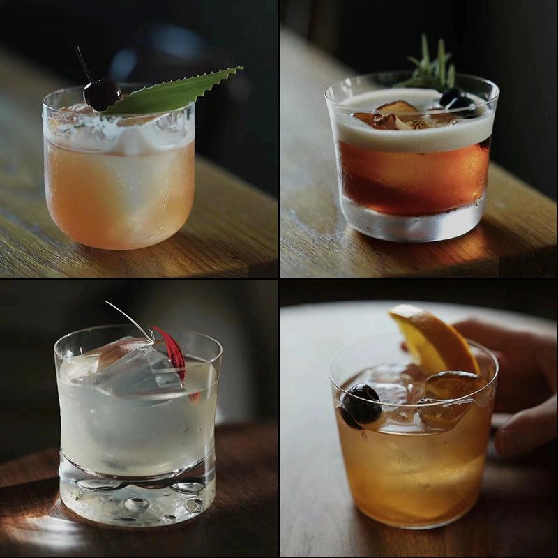 Ποτήρι κοκτέιλ, ιαπωνικού στυλ, γυάλινο, χωρητικότητας 301–400 ml, δυνατότητα λογότυπου, απλός σχεδιασμός