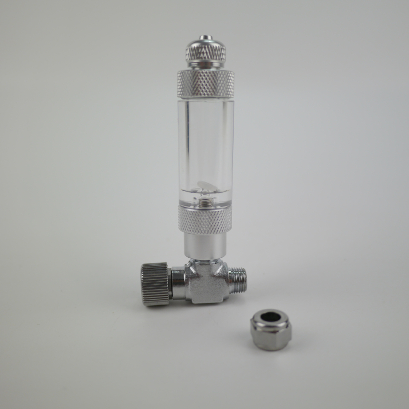 Mu fan Akváriumi CO2 szabályozó tűszelep mikro-beállítással, alumíniumötvözet, 100 g