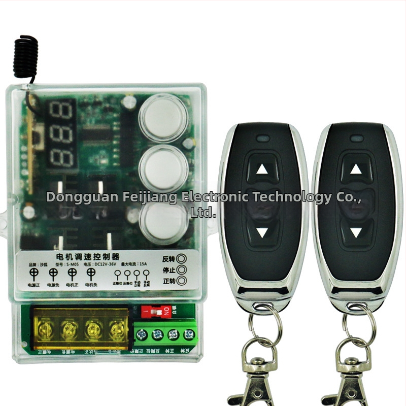 Intrerupător fără fir pentru motor DC cu direcție înainte/înapoi și controlul vitezei, temperatură de lucru 0-45°C