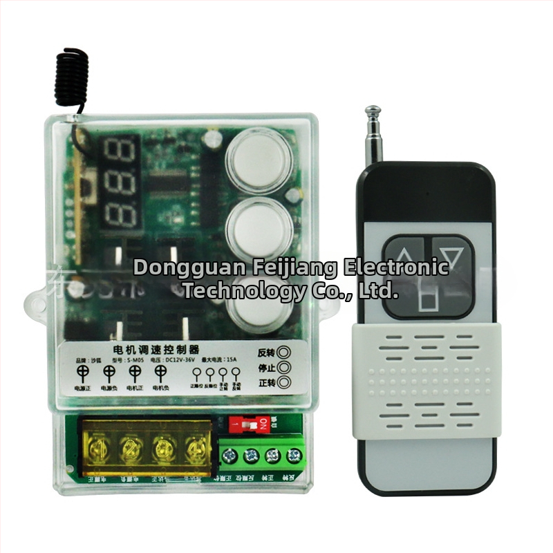 Intrerupător fără fir pentru motor DC cu direcție înainte/înapoi și controlul vitezei, temperatură de lucru 0-45°C