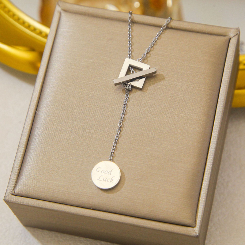 Ogrlica od titanijskog čelika s elektroplatiranjem, O-lanac, privjesak od nehrđajućeg čelika, 5 g, motiv životinja/zodijak