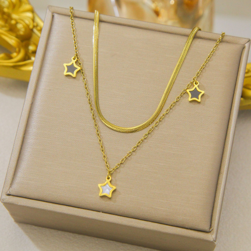 Ogrlica od titanijskog čelika s elektroplatiranjem, O-lanac, privjesak od nehrđajućeg čelika, 5 g, motiv životinja/zodijak