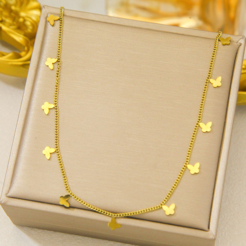 Ogrlica od titanijskog čelika s elektroplatiranjem, O-lanac, privjesak od nehrđajućeg čelika, 5 g, motiv životinja/zodijak