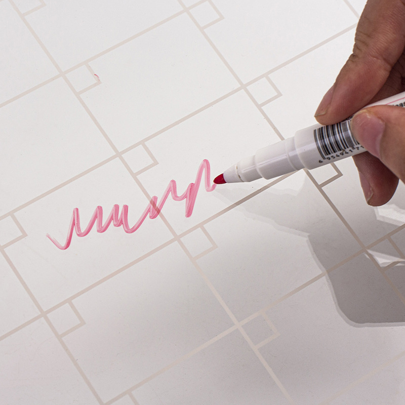 Dvostrana magnetska akrilna ploča za suho brisanje s visećim kalendarom