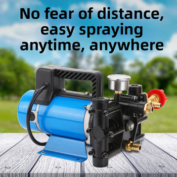 CS Prenosná vysokotlaká piestová pumpa pre elektrický postrekovač, dvojité valce, 12/24/48/60/220V, prietok 16 lb/min, ochrana rastlín, 1-ročná záruka