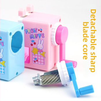 Ručný ostruhač ceruziek s motívom Miffy – Model 906e2 – Plast, štvorcový tvar, 140 g