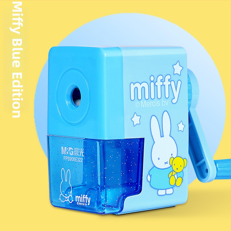 Ručný ostruhač ceruziek s motívom Miffy – Model 906e2 – Plast, štvorcový tvar, 140 g