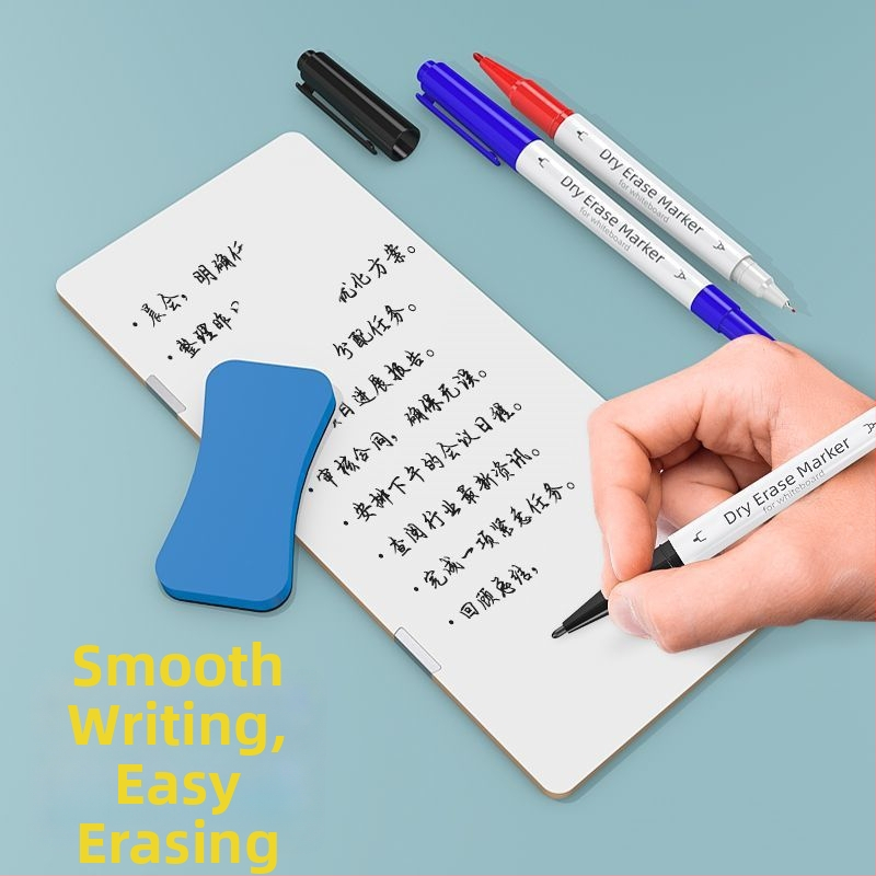 Dvojstranná magnetická biela tabuľa na bočnú stranu monitora, s mazateľnými poznámkami