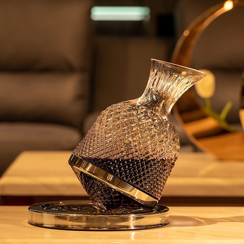 Gonia U-alakú hattyú formájú dekantáló fogantyúval, üvegből készült, kapacitás 1000 ml felett, modern minimalist dizájn