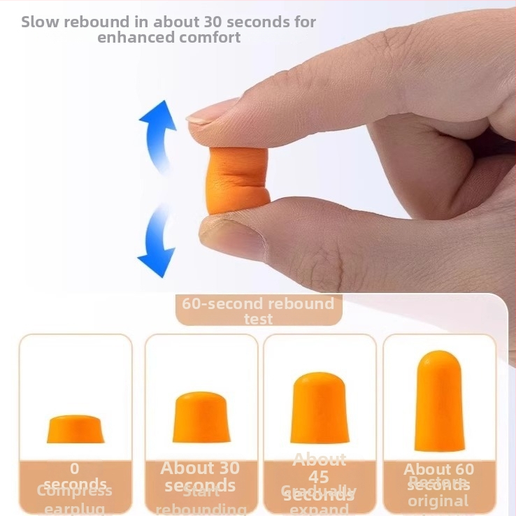 Priemyselné silikónové ušné chrániče – štuple s redukciou hluku až 29 dB, materiál: TPR silikón, prateľné, s pripojovacím káblom
