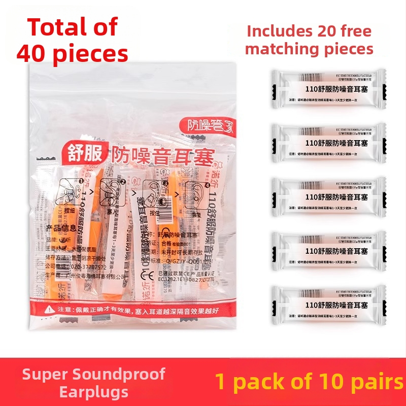 Priemyselné silikónové ušné chrániče – štuple s redukciou hluku až 29 dB, materiál: TPR silikón, prateľné, s pripojovacím káblom