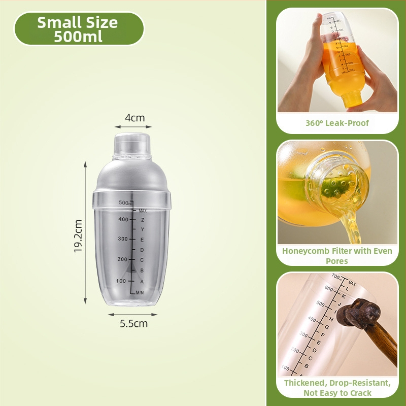 Šejkrový set na nápoje – 5 dielov, PC materiál, moderný jednoduchý štýl, značka Live well.