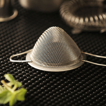 Bar sito za koktele s trokutastom mrežom, dvostruki sloj, od nehrđajućeg čelika