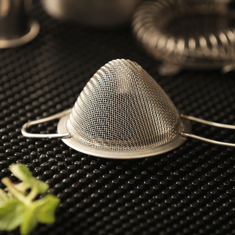 Bar sito za koktele s trokutastom mrežom, dvostruki sloj, od nehrđajućeg čelika