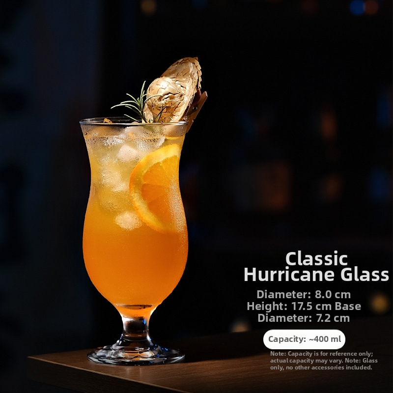 Barový kokteilový pohár s vysokým podstavcom, sklo, objem 401–500 ml, štýl National Tide Wind, potlačené logo, prispôsobenie k dispozícii