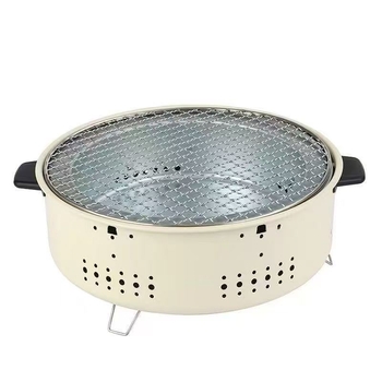 Kružna željezna peć za ugljen za čaj i prijenosni BBQ roštilj (ne električno, 16 kg)
