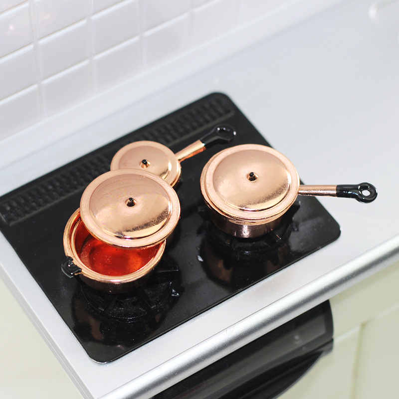 Mini kuhinjski set za kućicu za lutke, Hong Hao, materijal legura, mogućnost prilagodbe (model D266)