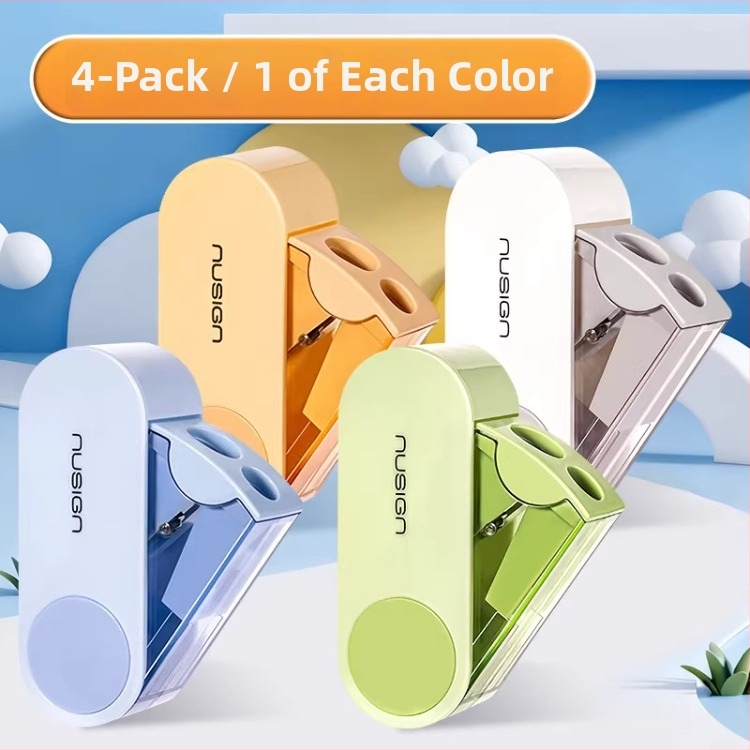 Ostrička na ceruzky s dvoma otvormi – ručné, plastové, NS074 model, bez elektriny