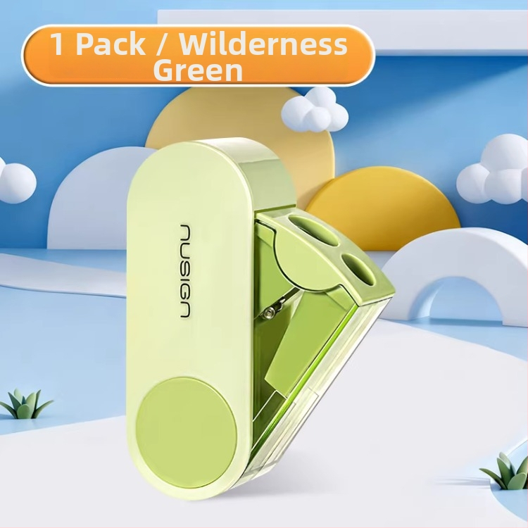 Ostrička na ceruzky s dvoma otvormi – ručné, plastové, NS074 model, bez elektriny