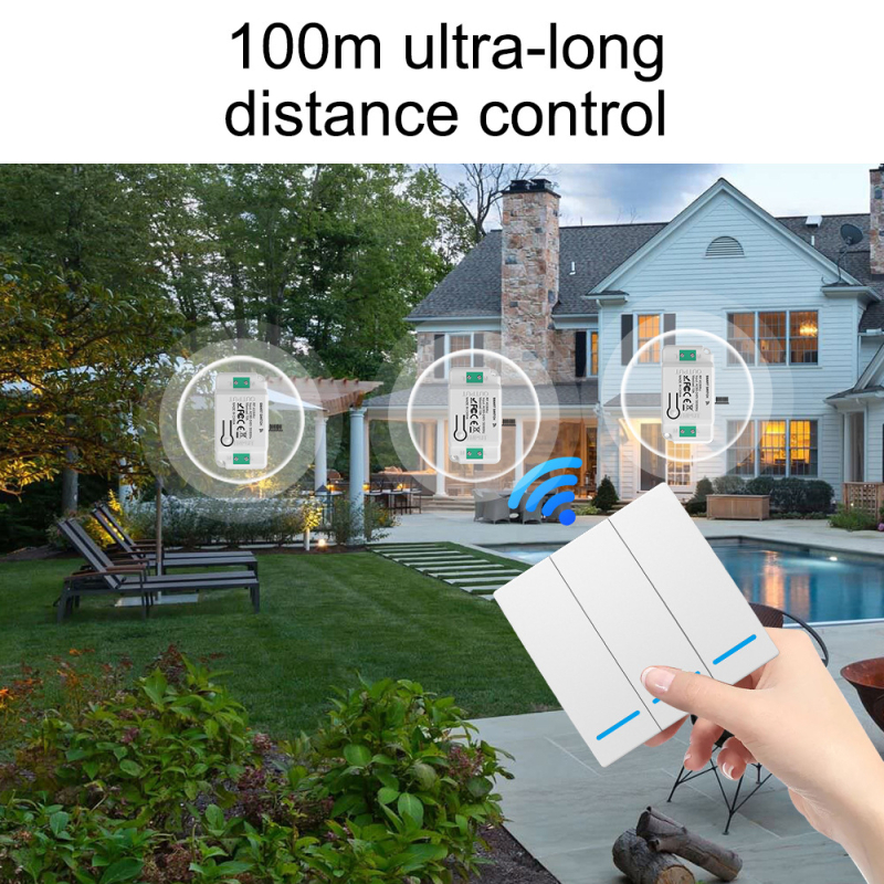 Bežični RF433 Daljinski Prekidač za Kućnu Upotrebu, CE Certifikat, Bez Žica, 0–40°C