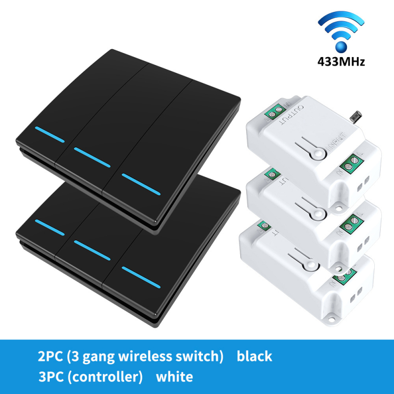 Bežični RF433 Daljinski Prekidač za Kućnu Upotrebu, CE Certifikat, Bez Žica, 0–40°C