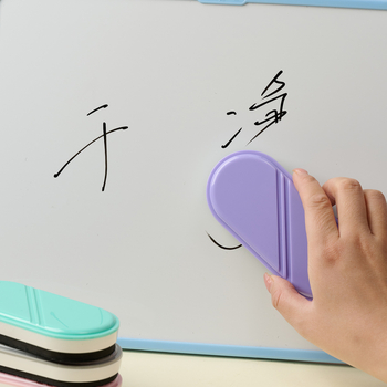 Μαγνητικό σβήστρα για γυάλινο πίνακα, με φιλικό προς το περιβάλλον πλαστικό πίσω, επιφάνεια πίνακα από βελούδινο ύφασμα, μονή συσκευασία