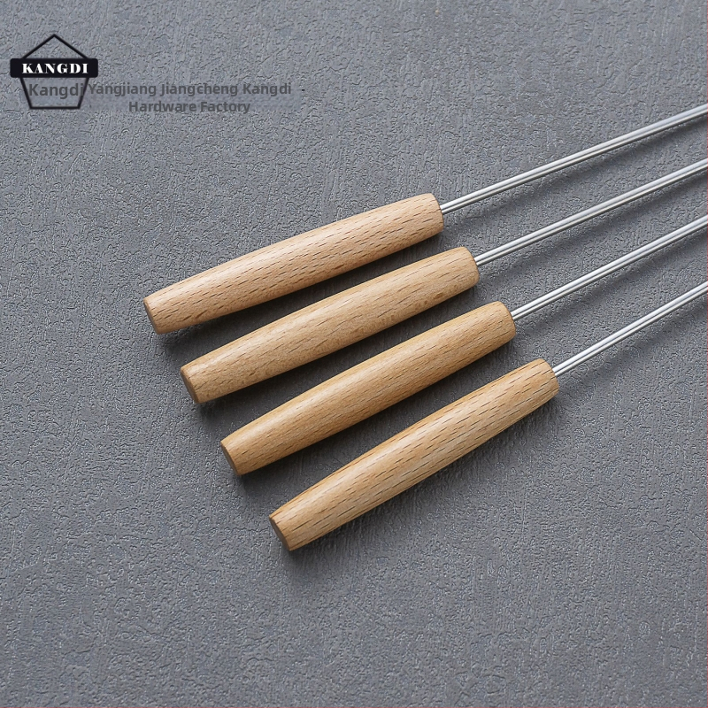 Vilička na horúci hrniec s drevenou rúčkou, nerezová oceľ, tlač loga a personalizácia