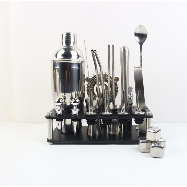 Set za piće od nehrđajućeg čelika, 20 komada, moderni minimalistički stil, lansiran u proljeće 2021