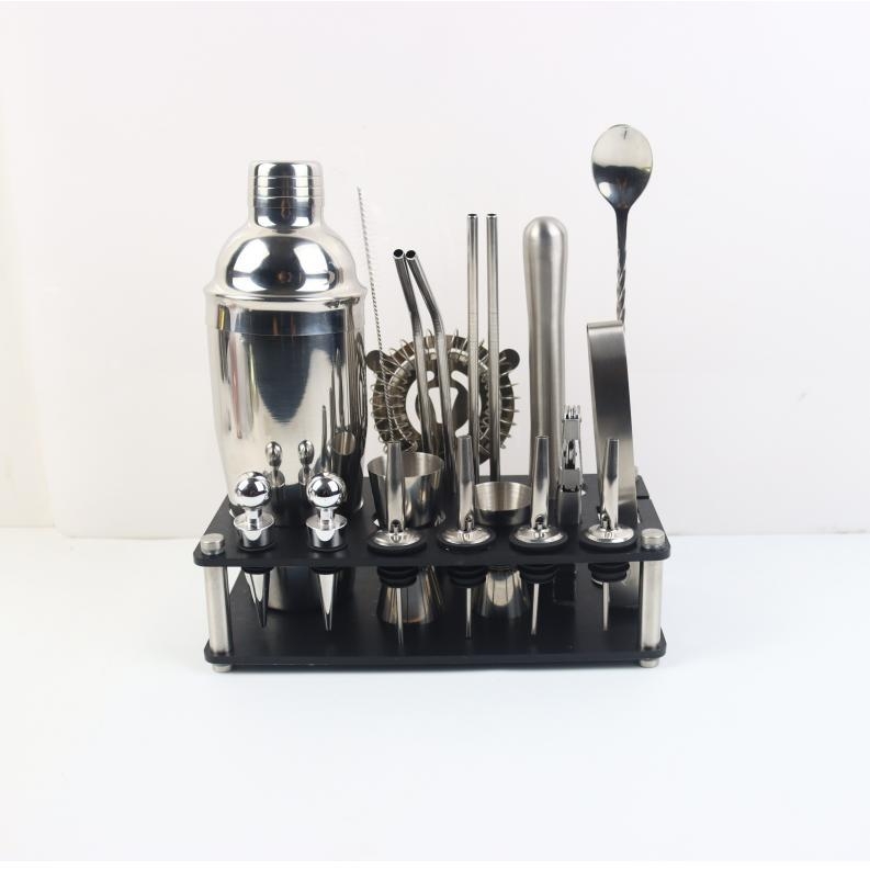 Set za piće od nehrđajućeg čelika, 20 komada, moderni minimalistički stil, lansiran u proljeće 2021