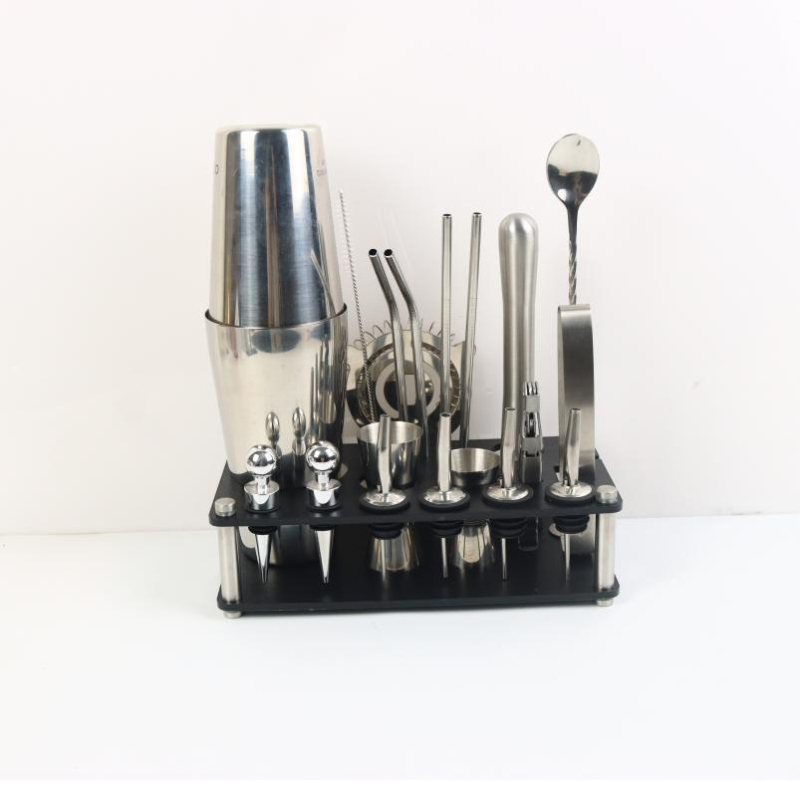 Set za piće od nehrđajućeg čelika, 20 komada, moderni minimalistički stil, lansiran u proljeće 2021