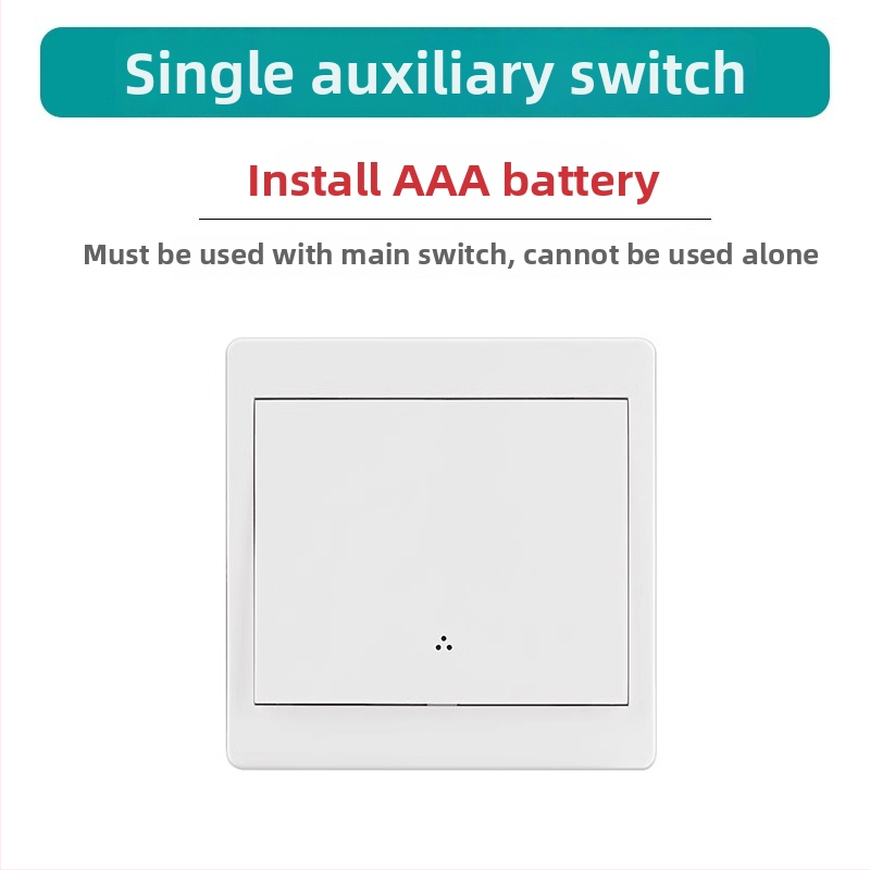 Bezdrôtový diaľkový vypínač s dvojitým ovládaním pre nočné svetlo s lepiacim panelom, 220V
