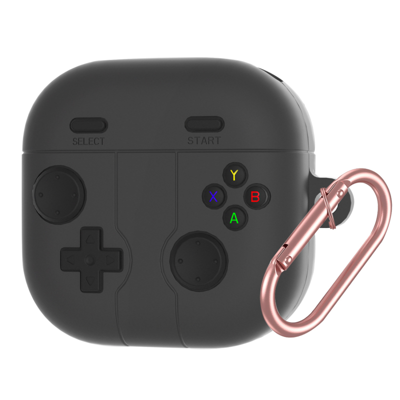 Kućište za Samsung Buds4 – retro gaming stil, silikon, potpuno pokrivanje (soft shell), minimalistički dizajn, premaz sprejem, kompatibilan s Buds4/Buds4 Pro