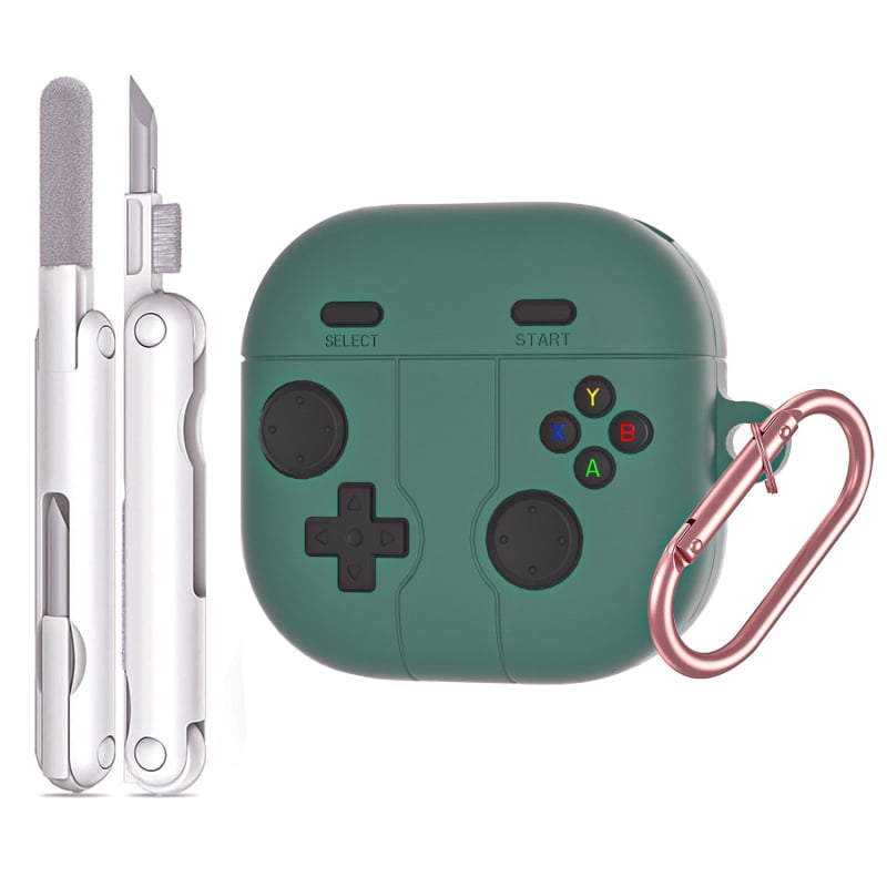 Kućište za Samsung Buds4 – retro gaming stil, silikon, potpuno pokrivanje (soft shell), minimalistički dizajn, premaz sprejem, kompatibilan s Buds4/Buds4 Pro