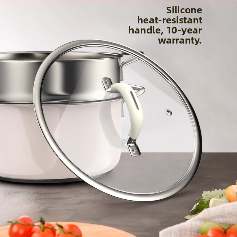 Univerzálny pokrievka na hrniec - 304 nerezová oceľ, Model g001, 1,6 kg, Badman, Moderná jednoduchosť