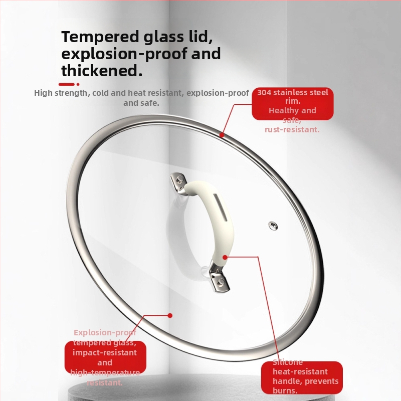 Univerzálny pokrievka na hrniec - 304 nerezová oceľ, Model g001, 1,6 kg, Badman, Moderná jednoduchosť