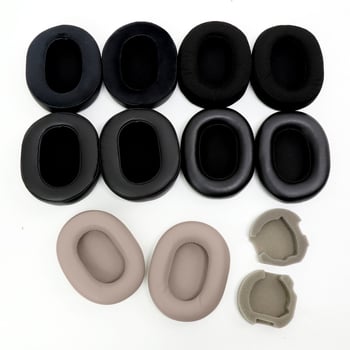 Carcasă din piele artificială pentru Sony WH-1000XM5 căști, model 1000XM5, material piele artificială, compatibil cu 1000XM5, montaj ușor și purtare confortabilă