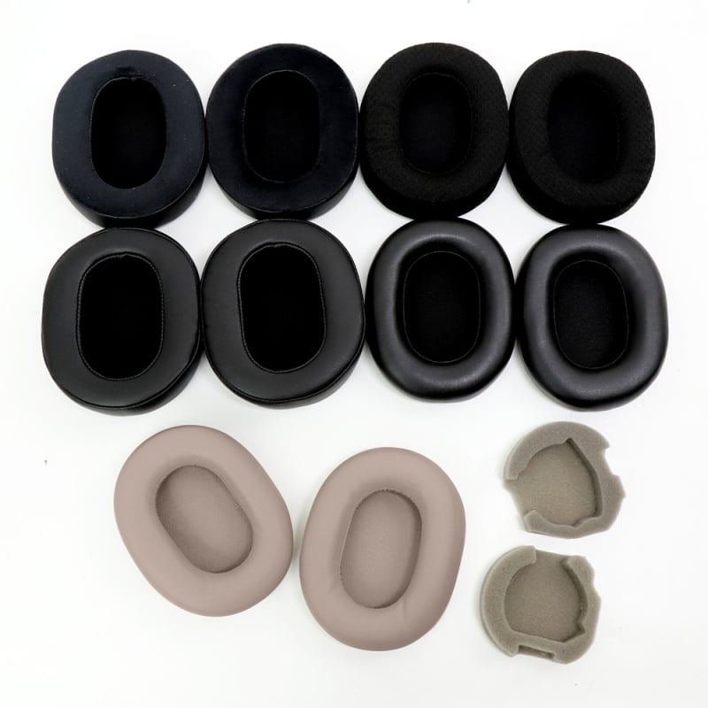 Carcasă din piele artificială pentru Sony WH-1000XM5 căști, model 1000XM5, material piele artificială, compatibil cu 1000XM5, montaj ușor și purtare confortabilă