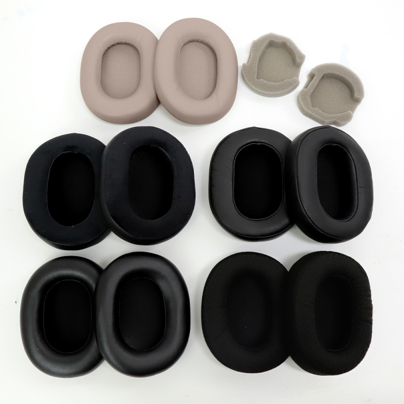 Carcasă din piele artificială pentru Sony WH-1000XM5 căști, model 1000XM5, material piele artificială, compatibil cu 1000XM5, montaj ușor și purtare confortabilă