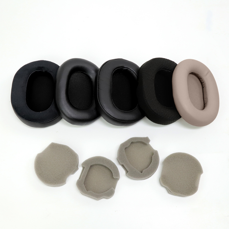 Carcasă din piele artificială pentru Sony WH-1000XM5 căști, model 1000XM5, material piele artificială, compatibil cu 1000XM5, montaj ușor și purtare confortabilă