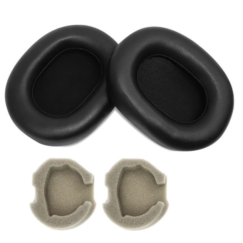 Carcasă din piele artificială pentru Sony WH-1000XM5 căști, model 1000XM5, material piele artificială, compatibil cu 1000XM5, montaj ușor și purtare confortabilă