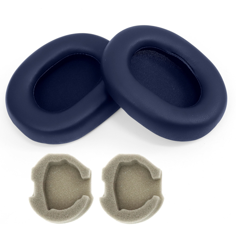 Carcasă din piele artificială pentru Sony WH-1000XM5 căști, model 1000XM5, material piele artificială, compatibil cu 1000XM5, montaj ușor și purtare confortabilă